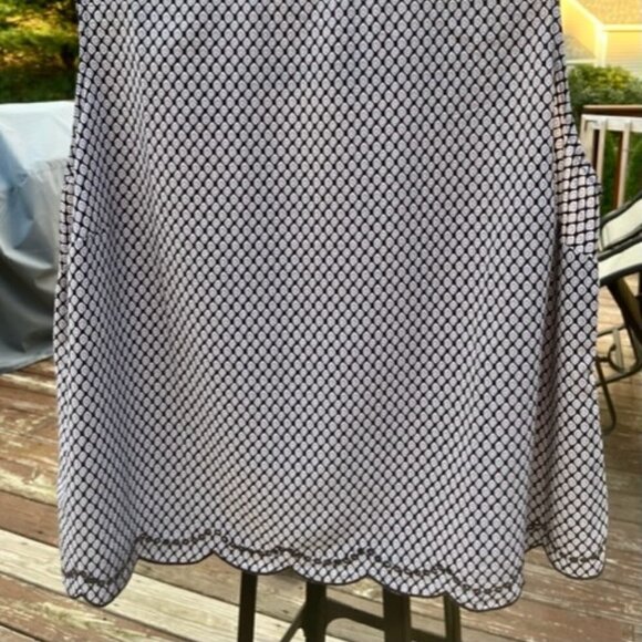 Talbots EUC Women's Sleeveless Top with Eyelet Trim Scalloped Hemline SIZE 3X - Picture 2 of 12